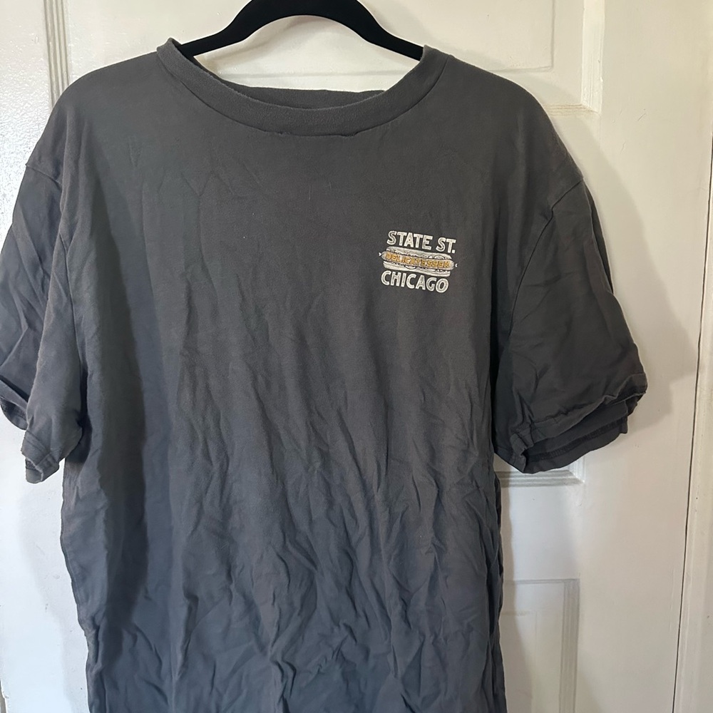 Hollister Charcoal State St. Chicago Tee